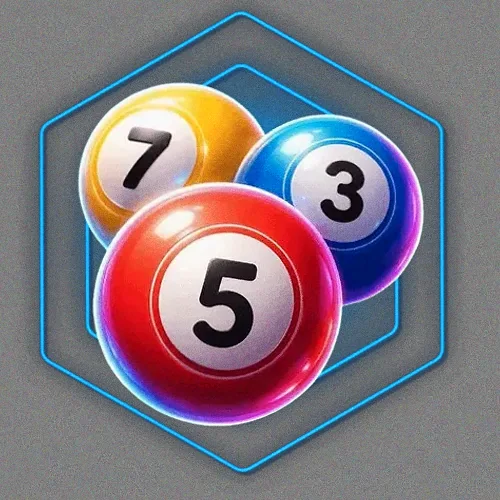 Numbered bingo balls