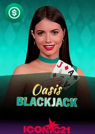 Oasis Blackjack live game cover