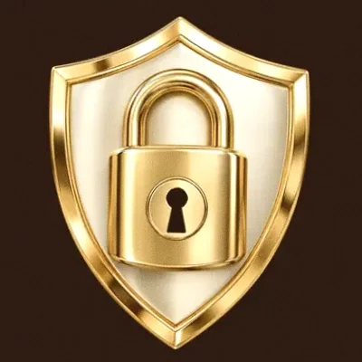 Shield with padlock — SuperSpin