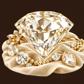 Faceted diamond gemstone — SuperSpin