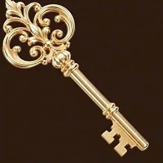 Ornate antique key — SuperSpin