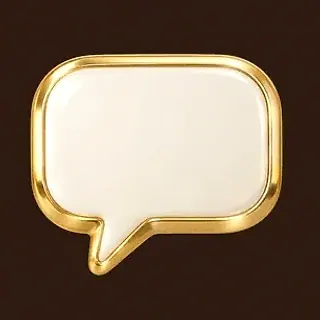 Gold speech bubble — SuperSpin